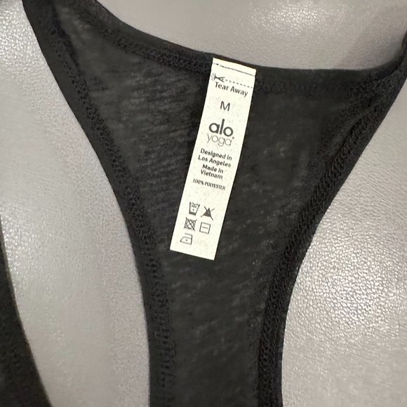 NWT Alo Arrow Tank in Black size XS - Picture 5 of 6